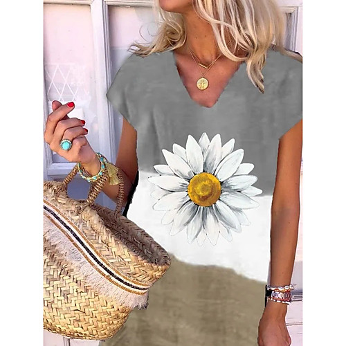 2021 summer round neck sleeve chrysanthemum block print short-sleeved mid-length casual t-shirt loose mid-length women's t-shirt
2021 summer round neck sleeve chrysanthemum block print short-sleeved mid-length casual t-shirt loose mid-length women's t-shirt
