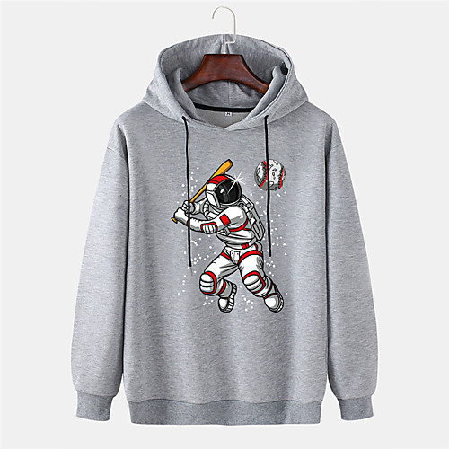 Men's Pullover Hoodie Sweatshirt Graphic Prints Astronaut 3D Hooded Sports & Outdoor Daily Sports Hot Stamping Basic Casual Hoodies Sweatshirts Long Sleeve Yellow Gray Black
Men's Pullover Hoodie Sweatshirt Graphic Prints Astronaut 3D Hooded Sports & Outdoor Daily Sports Hot Stamping Basic Casual Hoodies Sweatshirts Long Sleeve Yellow Gray Black
