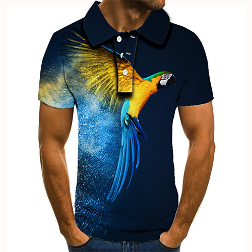 Men's Golf Shirt Tennis Shirt 3D Print Bird Animal Button-Down Short Sleeve Street Tops Casual Fashion Cool Navy Blue / Sports
Men's Golf Shirt Tennis Shirt 3D Print Bird Animal Button-Down Short Sleeve Street Tops Casual Fashion Cool Navy Blue / Sports