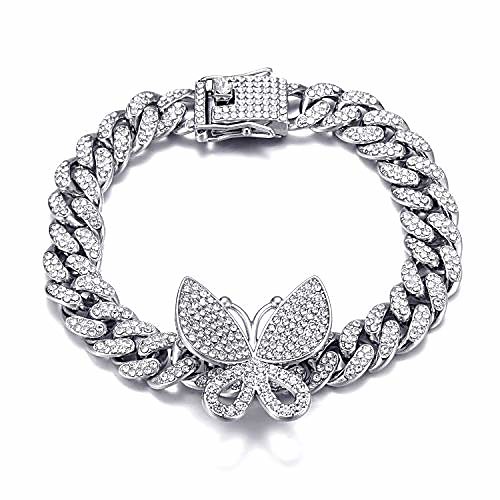 feel style butterfly cuban anklets 9 inch miami cuban link anklets silver gold micro pave iced out bling butterfly anklets for women hip hop rapper jewelry
feel style butterfly cuban anklets 9 inch miami cuban link anklets silver gold micro pave iced out bling butterfly anklets for women hip hop rapper jewelry