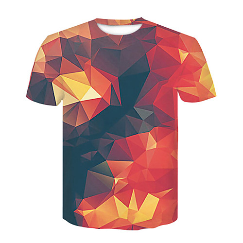 Men's T shirt 3D Print 3D Rivet Mesh Short Sleeve Casual Tops Black Yellow Rainbow
Men's T shirt 3D Print 3D Rivet Mesh Short Sleeve Casual Tops Black Yellow Rainbow