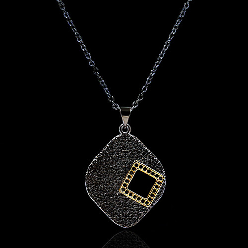 Women's Black AAA Cubic Zirconia Necklace Monogram Totem Series Simple Vintage Rock Brass Black 50 cm Necklace Jewelry 1pc For Halloween Street Prom Festival
Women's Black AAA Cubic Zirconia Necklace Monogram Totem Series Simple Vintage Rock Brass Black 50 cm Necklace Jewelry 1pc For Halloween Street Prom Festival