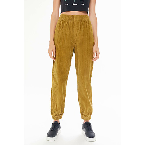 Women's Streetwear Chino Comfort Casual Daily Jogger Pants Plain Ankle-Length Elastic Waist Purple Yellow Navy Blue
Women's Streetwear Chino Comfort Casual Daily Jogger Pants Plain Ankle-Length Elastic Waist Purple Yellow Navy Blue