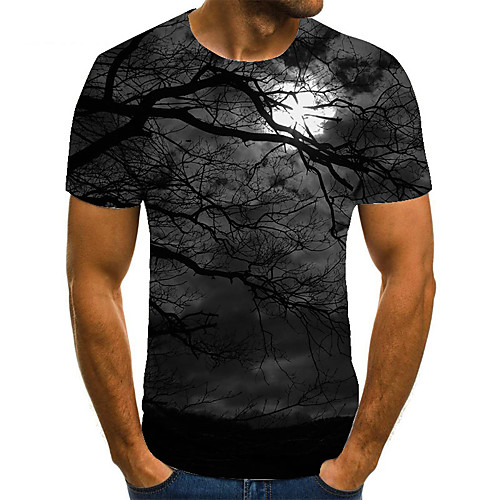 Men's Unisex Tee T shirt Shirt 3D Print Graphic Prints Tree Plus Size Print Short Sleeve Casual Tops Basic Fashion Designer Big and Tall Round Neck Black
Men's Unisex Tee T shirt Shirt 3D Print Graphic Prints Tree Plus Size Print Short Sleeve Casual Tops Basic Fashion Designer Big and Tall Round Neck Black