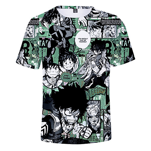 Inspired by My Hero Academia / Boku No Hero Cosplay Cosplay Costume T-shirt Terylene Graphic Printing Harajuku Graphic T-shirt For Women's / Men's
Inspired by My Hero Academia / Boku No Hero Cosplay Cosplay Costume T-shirt Terylene Graphic Printing Harajuku Graphic T-shirt For Women's / Men's