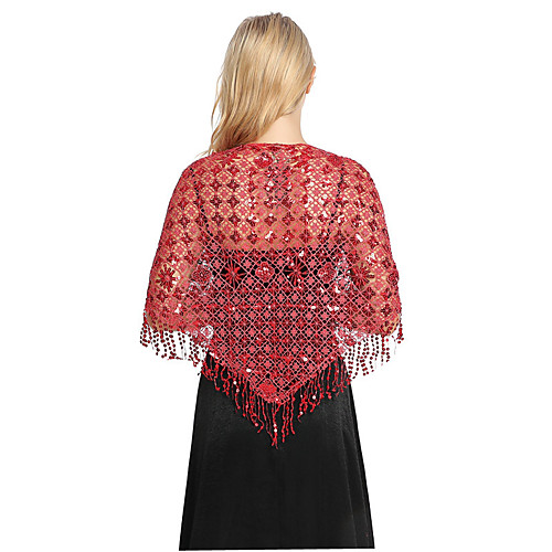 Sleeveless Formal Style / Elegant Sequined / Polyster Party / Evening / Daily Women's Wrap With Tassel / Paillette
Sleeveless Formal Style / Elegant Sequined / Polyster Party / Evening / Daily Women's Wrap With Tassel / Paillette