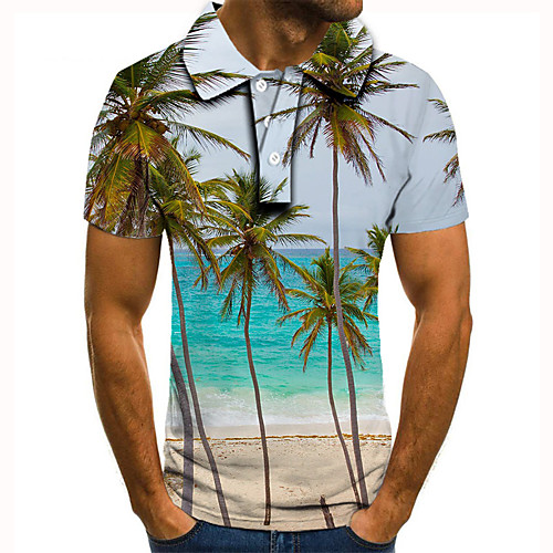 Men's Golf Shirt 3D Print Graphic Prints Beach Button-Down Short Sleeve Street Tops Casual Fashion Cool Blue / Sports
Men's Golf Shirt 3D Print Graphic Prints Beach Button-Down Short Sleeve Street Tops Casual Fashion Cool Blue / Sports