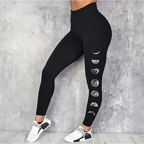 Women's Sporty Fashion Comfort Skinny Leisure Sports Weekend Leggings Pants Universe Galaxy Ankle-Length Sporty Elastic Waist Print Black
Women's Sporty Fashion Comfort Skinny Leisure Sports Weekend Leggings Pants Universe Galaxy Ankle-Length Sporty Elastic Waist Print Black