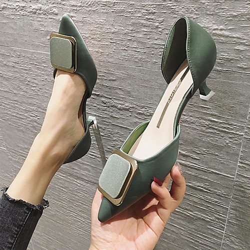 Women's Heels Pumps Pointed Toe Booties Ankle Boots Synthetics Lace-up Solid Colored Almond Black Green
Women's Heels Pumps Pointed Toe Booties Ankle Boots Synthetics Lace-up Solid Colored Almond Black Green