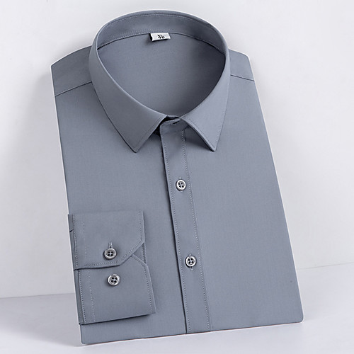 Men's Shirt Solid Colored Button-Down Long Sleeve Casual Tops Business Casual A White Blue
Men's Shirt Solid Colored Button-Down Long Sleeve Casual Tops Business Casual A White Blue