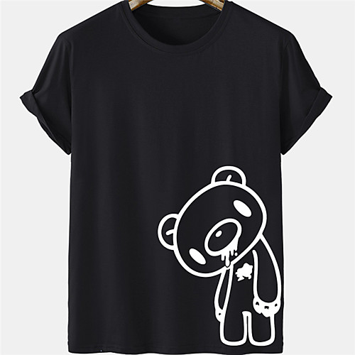 Men's Unisex Tee T shirt Hot Stamping Graphic Prints Bear Plus Size Short Sleeve Casual Tops 100% Cotton Basic Designer Big and Tall Black Yellow Gray
Men's Unisex Tee T shirt Hot Stamping Graphic Prints Bear Plus Size Short Sleeve Casual Tops 100% Cotton Basic Designer Big and Tall Black Yellow Gray