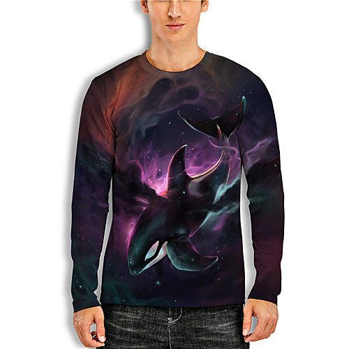 Men's Tees T shirt 3D Print Graphic Prints Shark Animal Print Long Sleeve Daily Tops Casual Designer Big and Tall Black
Men's Tees T shirt 3D Print Graphic Prints Shark Animal Print Long Sleeve Daily Tops Casual Designer Big and Tall Black