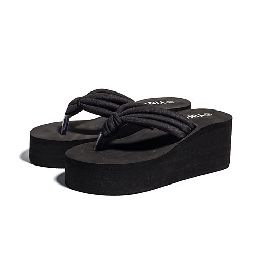 Women's Slippers & Flip-Flops Platform Open Toe Booties Ankle Boots EVA(ethylene-vinyl acetate copolymer) Lace-up Solid Colored Black Red Blue / Booties / Ankle Boots
Women's Slippers & Flip-Flops Platform Open Toe Booties Ankle Boots EVA(ethylene-vinyl acetate copolymer) Lace-up Solid Colored Black Red Blue / Booties / Ankle Boots