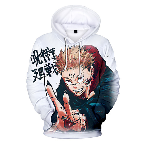 Inspired by Jujutsu Kaisen Yuji Itadori Cosplay Costume Hoodie Terylene 3D Printing Harajuku Graphic Hoodie For Women's / Men's
Inspired by Jujutsu Kaisen Yuji Itadori Cosplay Costume Hoodie Terylene 3D Printing Harajuku Graphic Hoodie For Women's / Men's