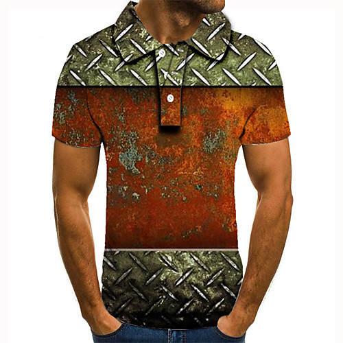 Men's Golf Shirt 3D Print 3D Graphic Prints Button-Down Short Sleeve Street Tops Casual Fashion Cool Brown / Sports
Men's Golf Shirt 3D Print 3D Graphic Prints Button-Down Short Sleeve Street Tops Casual Fashion Cool Brown / Sports