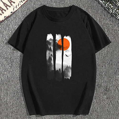 Men's Unisex Tee T shirt Hot Stamping Graphic Prints Ink Painting Plus Size Print Short Sleeve Casual Tops 100% Cotton Basic Designer Big and Tall Black
Men's Unisex Tee T shirt Hot Stamping Graphic Prints Ink Painting Plus Size Print Short Sleeve Casual Tops 100% Cotton Basic Designer Big and Tall Black