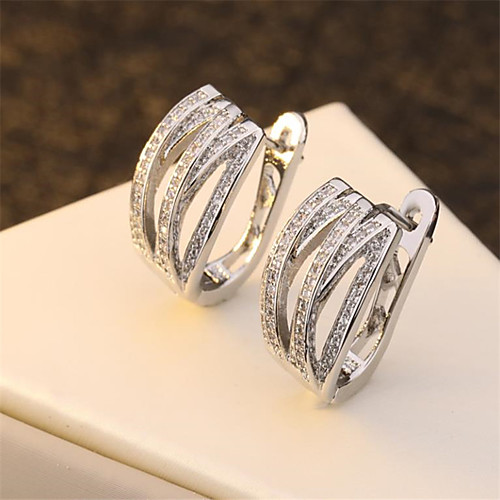 Women's Hoop Earrings Classic Fashion Romantic Punk Trendy Cute Sweet Earrings Jewelry Silver For Street Gift Date Birthday Festival 1 Pair
Women's Hoop Earrings Classic Fashion Romantic Punk Trendy Cute Sweet Earrings Jewelry Silver For Street Gift Date Birthday Festival 1 Pair