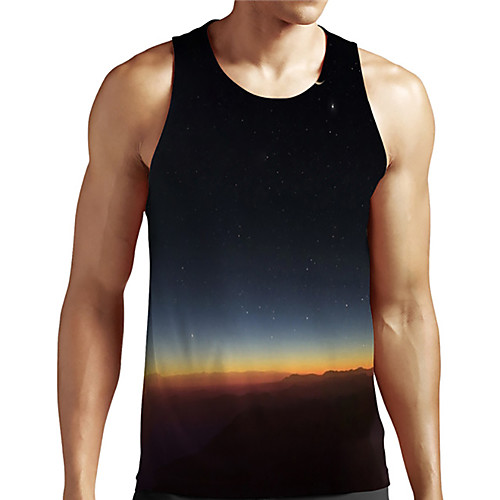 Men's Unisex Tank Top Undershirt 3D Print Galaxy Graphic Prints Plus Size Print Sleeveless Casual Tops Basic Designer Big and Tall Black
Men's Unisex Tank Top Undershirt 3D Print Galaxy Graphic Prints Plus Size Print Sleeveless Casual Tops Basic Designer Big and Tall Black