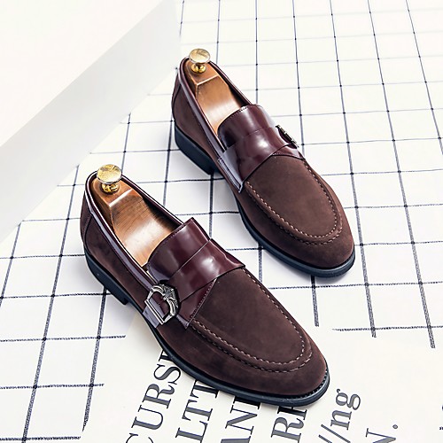 Men's Loafers & Slip-Ons Suede Shoes Penny Loafers Casual Daily Walking Shoes Suede Breathable Non-slipping Wear Proof Blue Black Brown Spring
Men's Loafers & Slip-Ons Suede Shoes Penny Loafers Casual Daily Walking Shoes Suede Breathable Non-slipping Wear Proof Blue Black Brown Spring