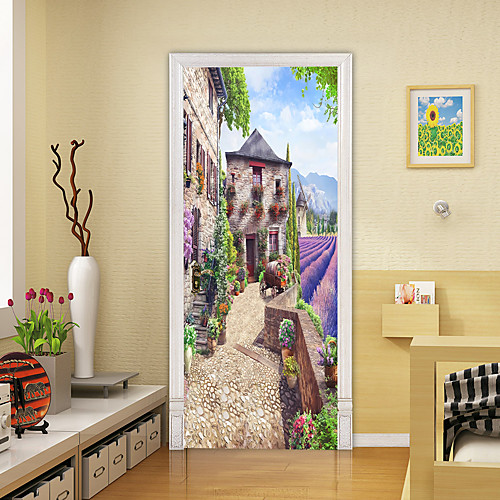 2pcs Self-adhesive Creative Door Stickers European Country Villa Living Room Diy Decorative Home Waterproof Wall Stickers
2pcs Self-adhesive Creative Door Stickers European Country Villa Living Room Diy Decorative Home Waterproof Wall Stickers