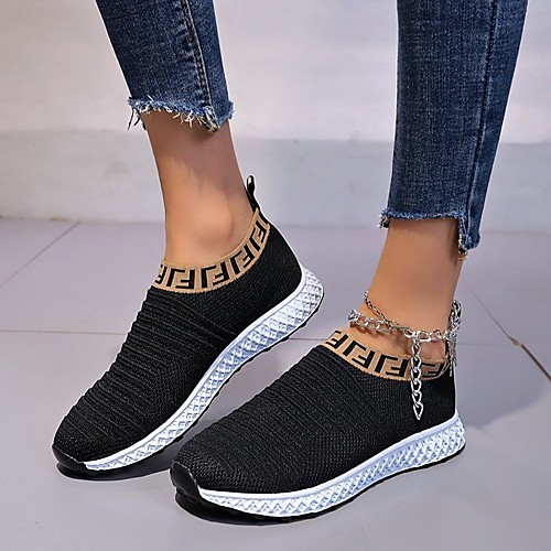 Women's Loafers & Slip-Ons Flyknit Shoes Flat Heel Square Toe Knit Mesh Solid Colored White Black Blue
Women's Loafers & Slip-Ons Flyknit Shoes Flat Heel Square Toe Knit Mesh Solid Colored White Black Blue