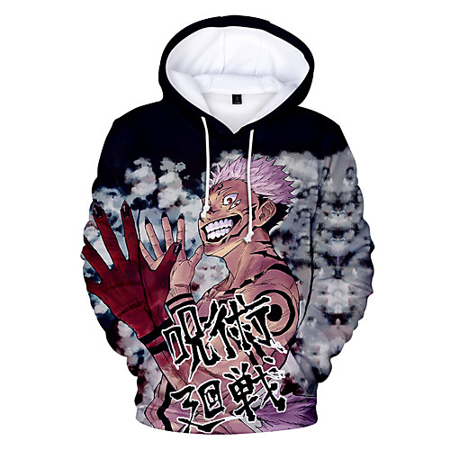 Inspired by Jujutsu Kaisen Cosplay Cosplay Costume Hoodie Terylene 3D Printing Hoodie For Women's / Men's
Inspired by Jujutsu Kaisen Cosplay Cosplay Costume Hoodie Terylene 3D Printing Hoodie For Women's / Men's