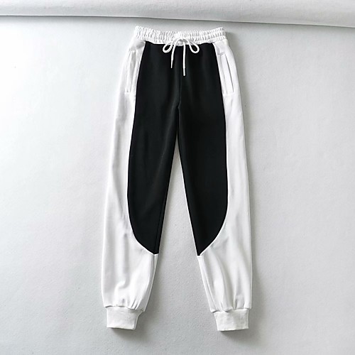 Women's Basic Chino Comfort Daily Leisure Sports Jogger Pants Color Block Full Length Sporty Elastic Drawstring Design Black Gray
Women's Basic Chino Comfort Daily Leisure Sports Jogger Pants Color Block Full Length Sporty Elastic Drawstring Design Black Gray