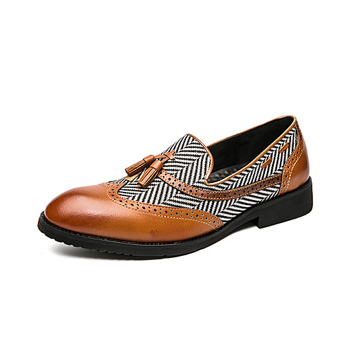 Men's Loafers & Slip-Ons Penny Loafers Business Vintage Classic Daily Office & Career PU Breathable Non-slipping Wear Proof Red Brown Spring Summer / British
Men's Loafers & Slip-Ons Penny Loafers Business Vintage Classic Daily Office & Career PU Breathable Non-slipping Wear Proof Red Brown Spring Summer / British