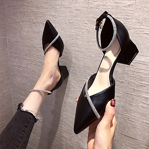 Women's Heels Pumps Pointed Toe Booties Ankle Boots Synthetics Lace-up Solid Colored Almond Black / Booties / Ankle Boots
Women's Heels Pumps Pointed Toe Booties Ankle Boots Synthetics Lace-up Solid Colored Almond Black / Booties / Ankle Boots