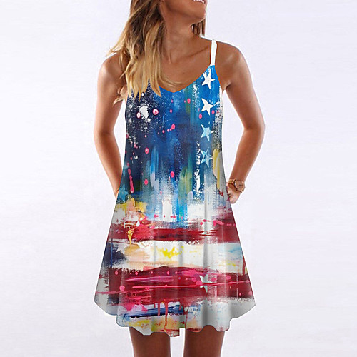 21 years amazon independent station hot sale women's style flag print suspender dress
21 years amazon independent station hot sale women's style flag print suspender dress