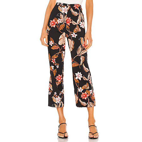 Women's Basic Streetwear Comfort Casual Weekend Bootcut Pants Flower / Floral Calf-Length Print Black
Women's Basic Streetwear Comfort Casual Weekend Bootcut Pants Flower / Floral Calf-Length Print Black
