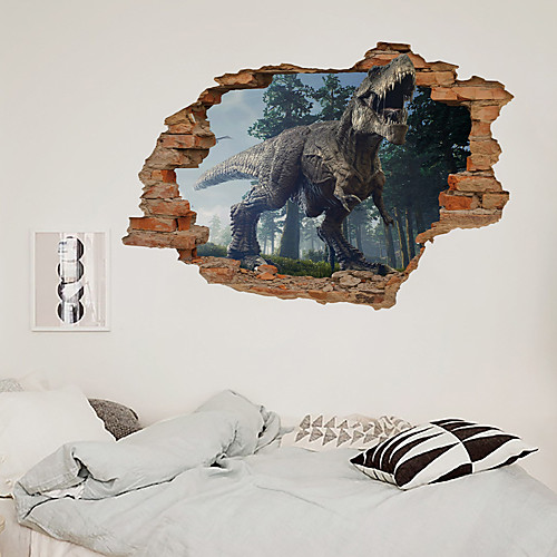 3D Broken Wall Dinosaur Park Children's Room Home Background Decoration Can Remove Sticker
3D Broken Wall Dinosaur Park Children's Room Home Background Decoration Can Remove Sticker
