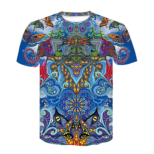 Men's T shirt 3D Print 3D Rivet Mesh Short Sleeve Casual Tops Black Blue Green
Men's T shirt 3D Print 3D Rivet Mesh Short Sleeve Casual Tops Black Blue Green