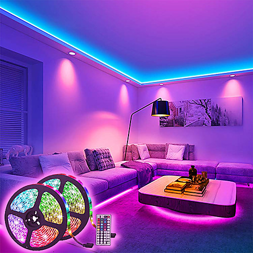 LED Strip Lights Dimmable Light Sets 10M RGB Tiktok Lights 600 LEDs 5050 SMD 10mm Remote Control RC Cuttable 100-240 V Linkable Self-adhesive Color-Changing IP44
LED Strip Lights Dimmable Light Sets 10M RGB Tiktok Lights 600 LEDs 5050 SMD 10mm Remote Control RC Cuttable 100-240 V Linkable Self-adhesive Color-Changing IP44