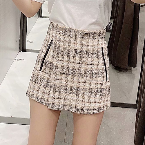 Women's Basic Streetwear Comfort Casual Daily Shorts Pants Plaid Checkered Short 2 in 1 Novelty Beige
Women's Basic Streetwear Comfort Casual Daily Shorts Pants Plaid Checkered Short 2 in 1 Novelty Beige