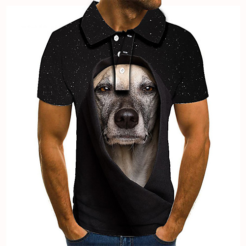 Men's Golf Shirt Tennis Shirt 3D Print Dog Graphic Prints Animal Button-Down Short Sleeve Street Tops Casual Fashion Cool Black / Sports
Men's Golf Shirt Tennis Shirt 3D Print Dog Graphic Prints Animal Button-Down Short Sleeve Street Tops Casual Fashion Cool Black / Sports