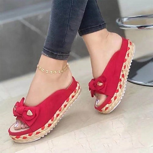 Women's Sandals Flat Heel Round Toe PU Bowknot Rivet Floral Dark Brown White Black
Women's Sandals Flat Heel Round Toe PU Bowknot Rivet Floral Dark Brown White Black