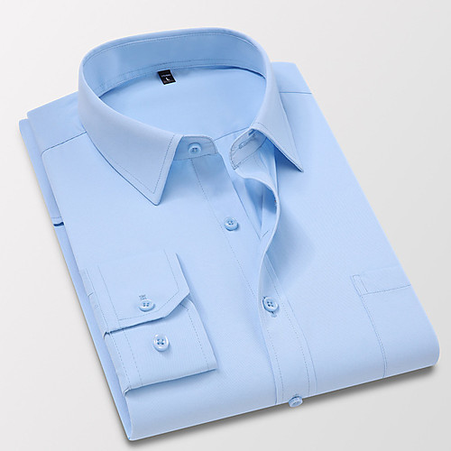 Men's Shirt non-printing Solid Colored Solid Color Plain Long Sleeve Daily Tops Business Basic White Black Blue
Men's Shirt non-printing Solid Colored Solid Color Plain Long Sleeve Daily Tops Business Basic White Black Blue