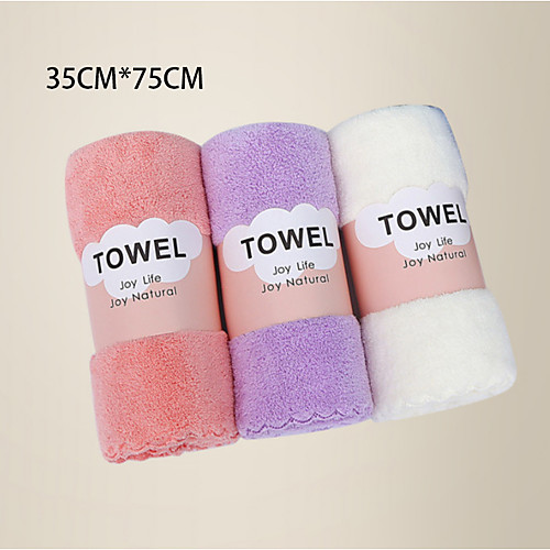 LITB Basic Bathroom Soft Coral Fleece Hand Towels Comfortable Daily Home Wash Towels 3 pcs in 1 set 3575cm3 in Random Colors
LITB Basic Bathroom Soft Coral Fleece Hand Towels Comfortable Daily Home Wash Towels 3 pcs in 1 set 3575cm3 in Random Colors