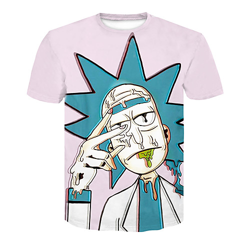Men's T shirt 3D Print 3D Rivet Mesh Short Sleeve Casual Tops White Yellow Blushing Pink
Men's T shirt 3D Print 3D Rivet Mesh Short Sleeve Casual Tops White Yellow Blushing Pink