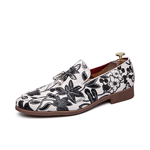 Men's Loafers & Slip-Ons Tassel Loafers Floral Patent Leather Penny Loafers Business Casual Classic Daily Party & Evening Walking Shoes Patent Leather Breathable Non-slipping Wear Proof Booties
Men's Loafers & Slip-Ons Tassel Loafers Floral Patent Leather Penny Loafers Business Casual Classic Daily Party & Evening Walking Shoes Patent Leather Breathable Non-slipping Wear Proof Booties