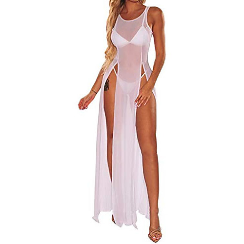 Women's Cover Up Beach Dress Swimsuit Tulle Oversized Solid Color Black short sleeve White short sleeve Rose red short sleeve Orange short sleeve Orange Swimwear Bathing Suits New Romantic Vacation
Women's Cover Up Beach Dress Swimsuit Tulle Oversized Solid Color Black short sleeve White short sleeve Rose red short sleeve Orange short sleeve Orange Swimwear Bathing Suits New Romantic Vacation