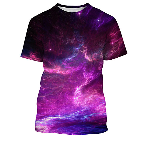 Men's T shirt Shirt 3D Print 3D Rivet Mesh Short Sleeve Casual Tops Purple Yellow Fuchsia / Summer
Men's T shirt Shirt 3D Print 3D Rivet Mesh Short Sleeve Casual Tops Purple Yellow Fuchsia / Summer