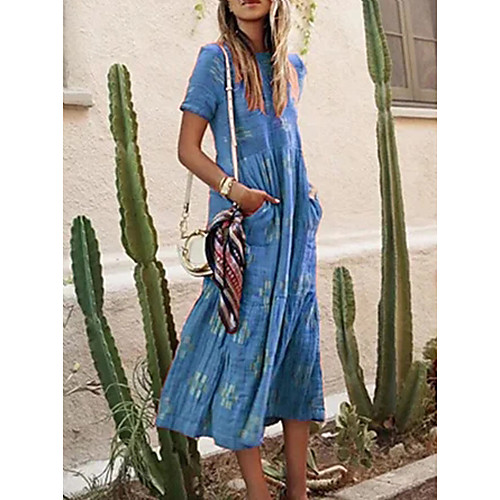 Women's T Shirt Dress Tee Dress Knee Length Dress Short Sleeve Solid Color Spring & Summer Casual 2021 S M L XL XXL XXXL / Cotton / Cotton
Women's T Shirt Dress Tee Dress Knee Length Dress Short Sleeve Solid Color Spring & Summer Casual 2021 S M L XL XXL XXXL / Cotton / Cotton