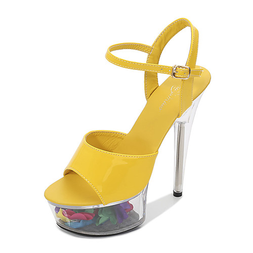 Women's Sandals Stiletto Heel Round Toe PU Buckle Solid Colored White Black Purple
Women's Sandals Stiletto Heel Round Toe PU Buckle Solid Colored White Black Purple