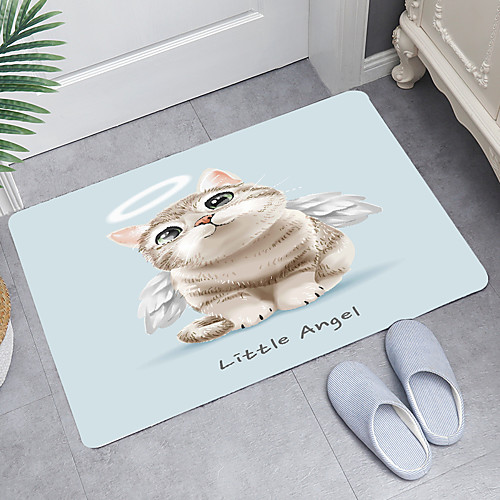 Angel Kitten Digital Printing Floor Mat Modern Bath Mats Nonwoven / Memory Foam Novelty Bathroom
Angel Kitten Digital Printing Floor Mat Modern Bath Mats Nonwoven / Memory Foam Novelty Bathroom
