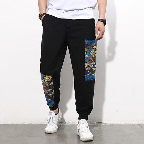 Men's Chinoiserie Folk Style Outdoor Daily Home Jogger Chinos Pants Patchwork Solid Colored Ankle-Length Drawstring Green Red
Men's Chinoiserie Folk Style Outdoor Daily Home Jogger Chinos Pants Patchwork Solid Colored Ankle-Length Drawstring Green Red