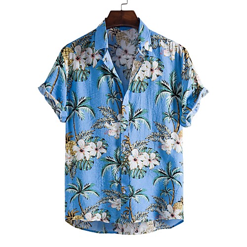 Men's Shirt Other Prints Letter Animal Print Short Sleeve Daily Tops Beach Boho Button Down Collar Blue
Men's Shirt Other Prints Letter Animal Print Short Sleeve Daily Tops Beach Boho Button Down Collar Blue