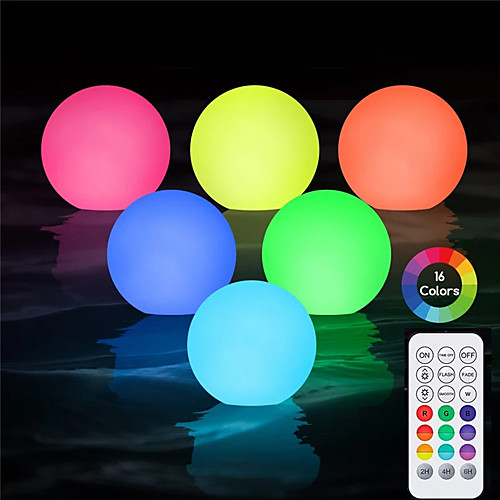 Underwater Light for Swimming Pool Outdoor Activity 8cm LED Colorful Ball For Yard Pond Garden Lawn Decoration Colorful Lighting Swimming Pool Floating Disco Lamp IP68 with Remote Controller
Underwater Light for Swimming Pool Outdoor Activity 8cm LED Colorful Ball For Yard Pond Garden Lawn Decoration Colorful Lighting Swimming Pool Floating Disco Lamp IP68 with Remote Controller