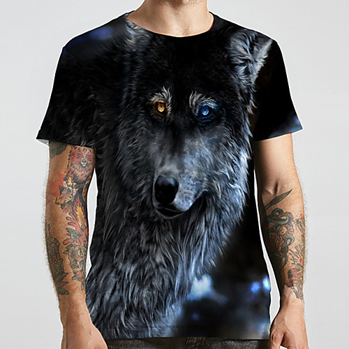 Men's Unisex Tee T shirt 3D Print Graphic Prints Wolf Plus Size Print Short Sleeve Casual Tops Basic Designer Big and Tall Navy Blue
Men's Unisex Tee T shirt 3D Print Graphic Prints Wolf Plus Size Print Short Sleeve Casual Tops Basic Designer Big and Tall Navy Blue